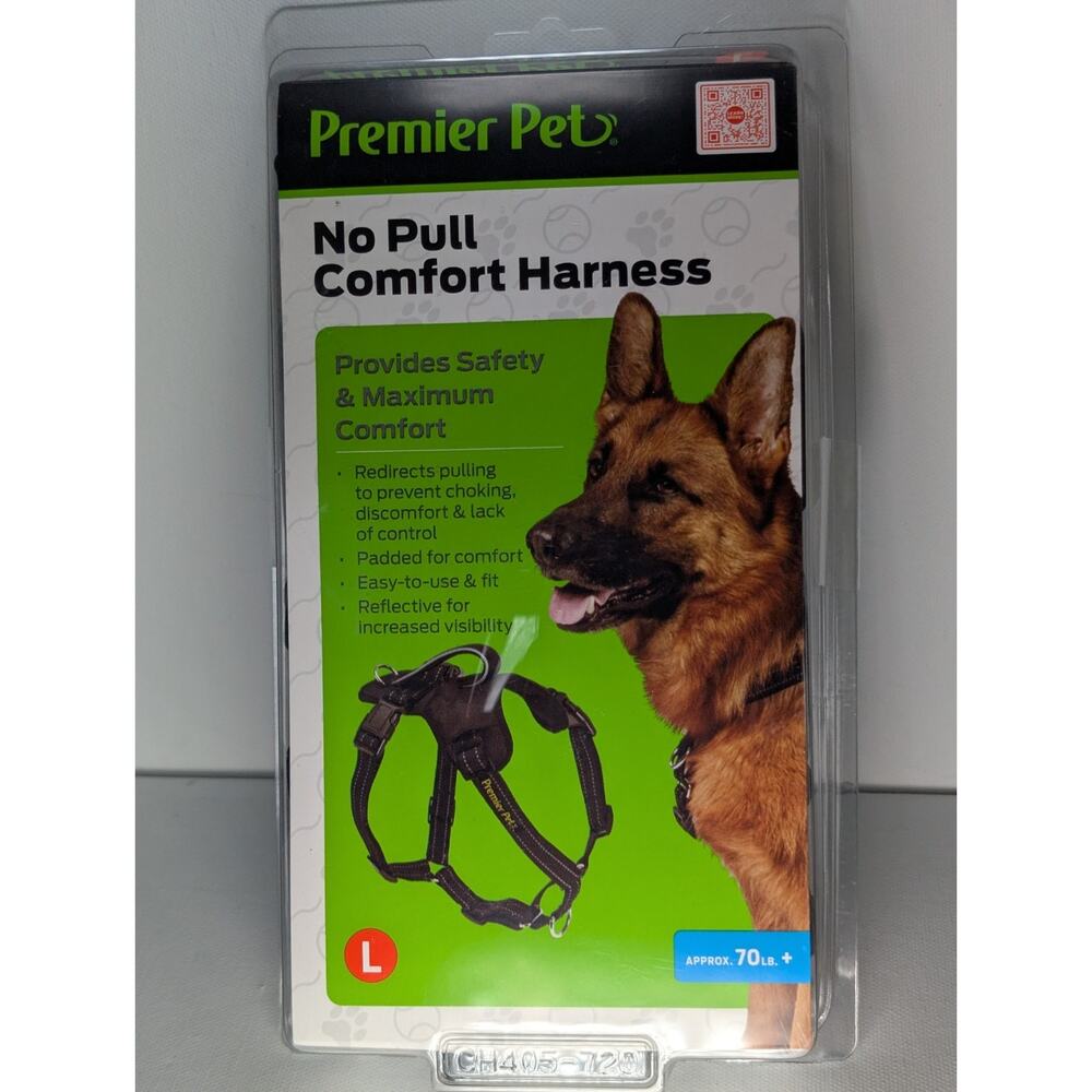 Premier Pet No Pull Comfort Dog Harness Large 70 LB.+ Reflective